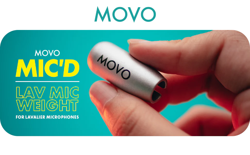 MIC'D | Weight for Lavalier Microphone | Movo - Image 2