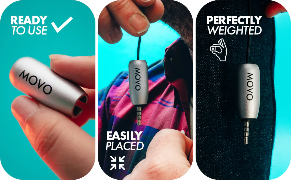 MIC'D | Weight for Lavalier Microphone | Movo - Image 4