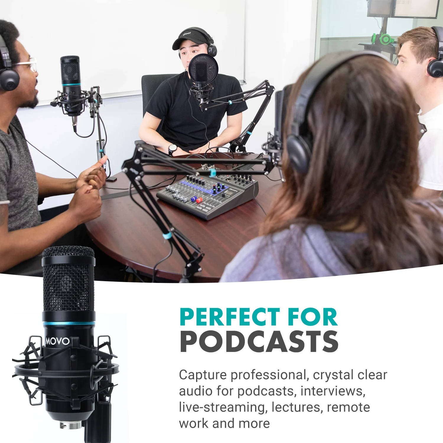 MPB-UC-IP | Smartphone Podcasting Bundle for iPhone 15 and Above | Movo - Image 4