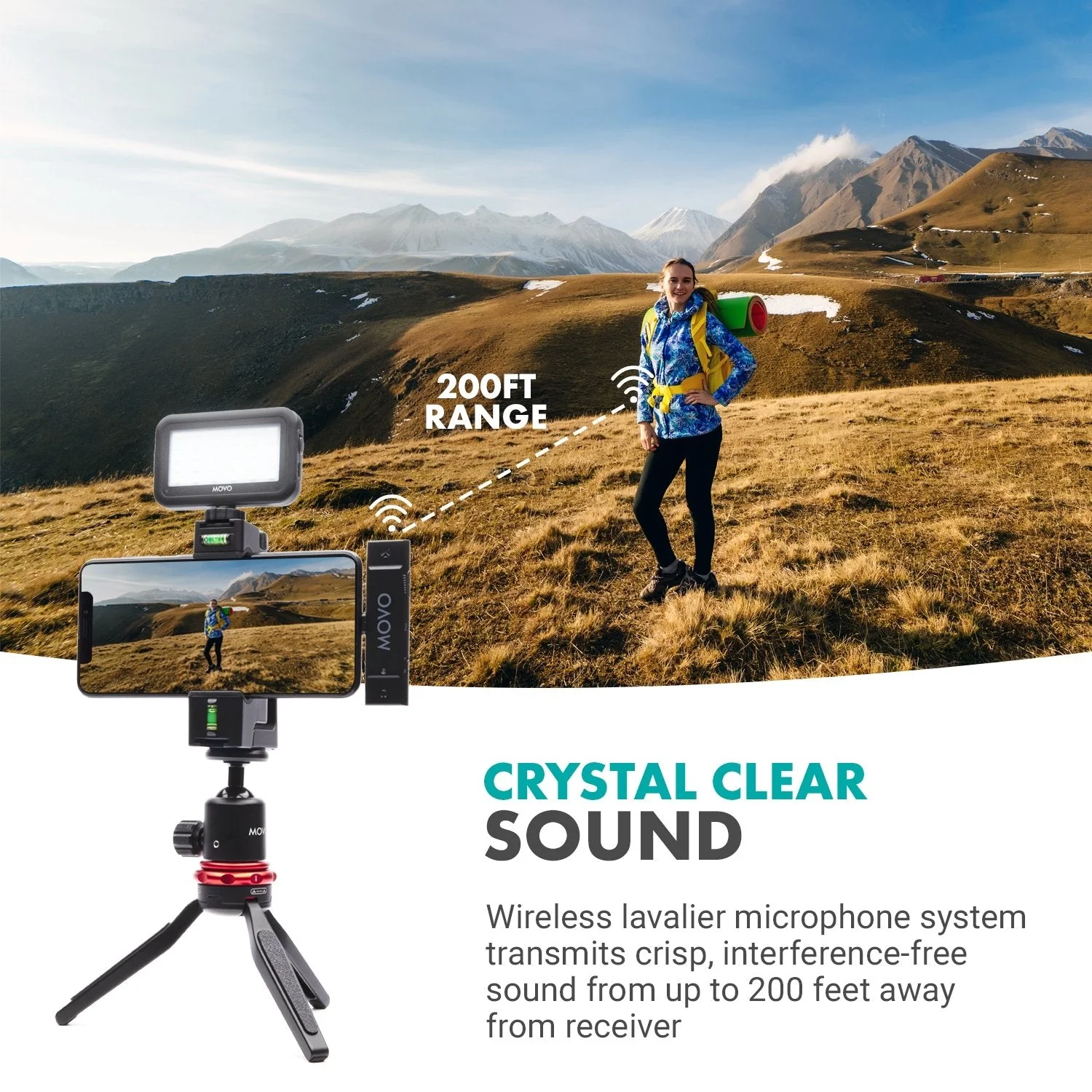 iVlogW2L | Lightning Smartphone Video Kit | Movo - Image 4