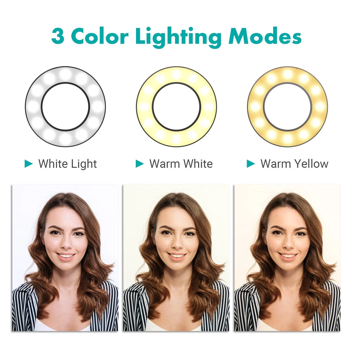 VGC-3 | Selfie Ring Light Kit | Movo - Image 6