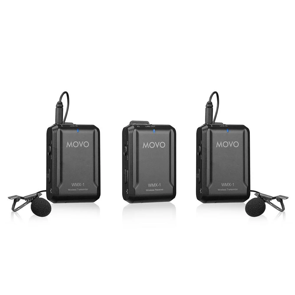 WMX-1 | Wireless Microphone | Lavalier Microphone System | Movo - Image 8