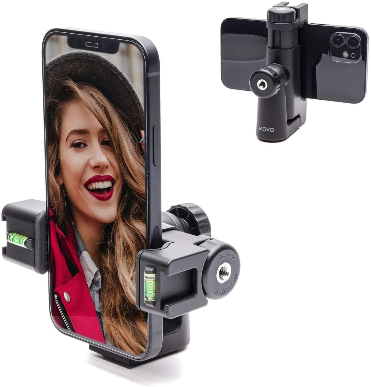 P-3 | Rotating Smartphone Tripod Mount | Movo