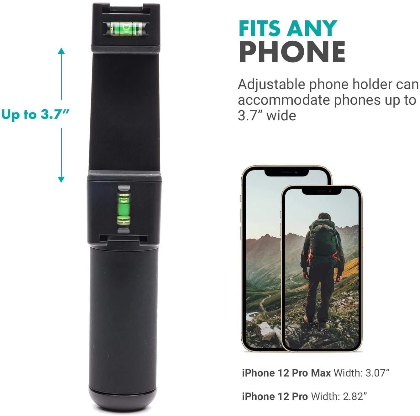 P-3 | Rotating Smartphone Tripod Mount | Movo - Image 3