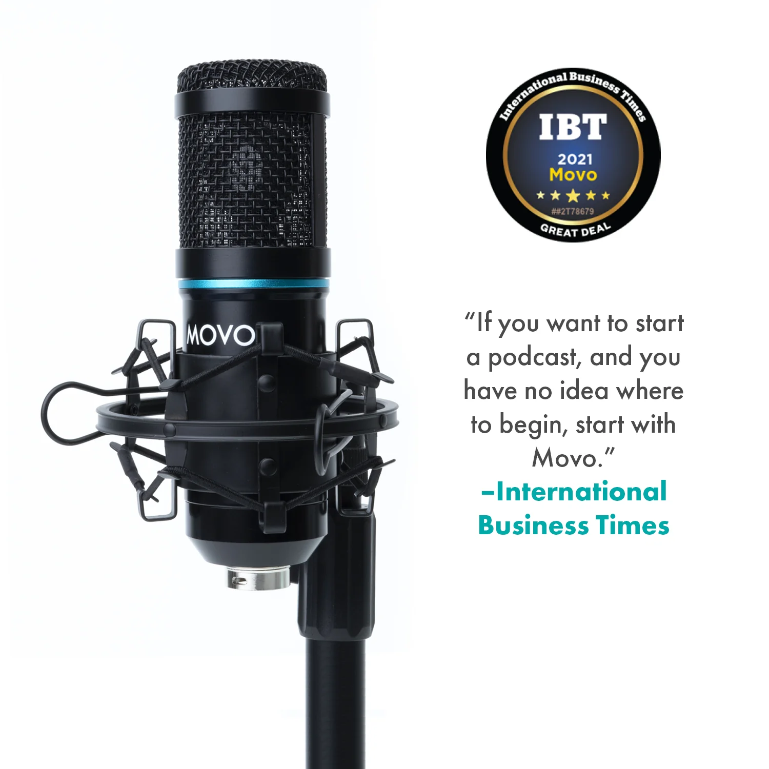 PC-M6 | Podcasting XLR Microphone With Pop Filter | Movo - Image 3