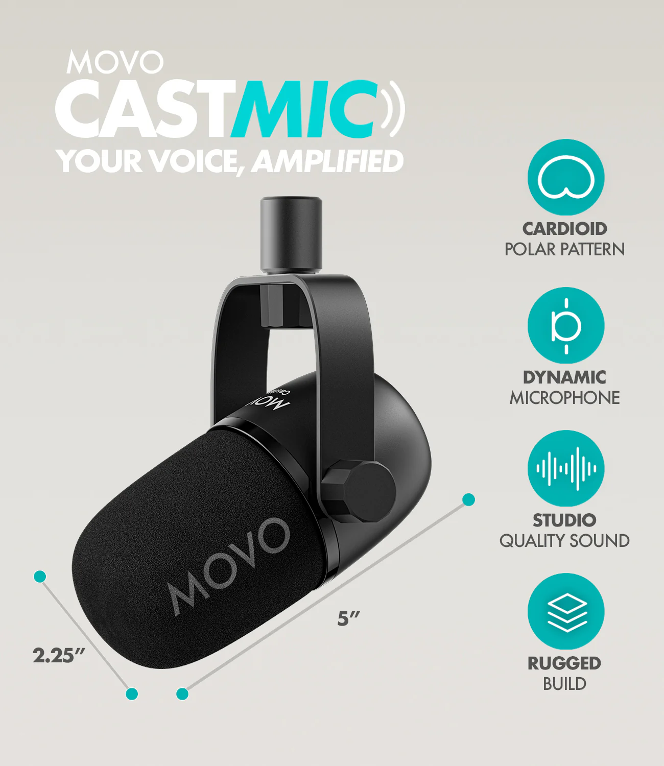 PCB-2 | Video Podcast Equipment Bundle | Movo - Image 15