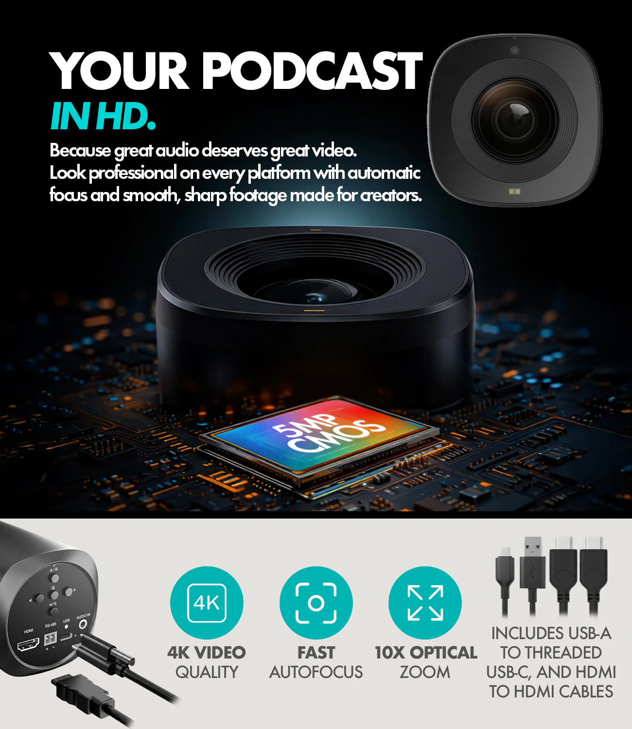PCB-2 | Video Podcast Equipment Bundle | Movo - Image 5