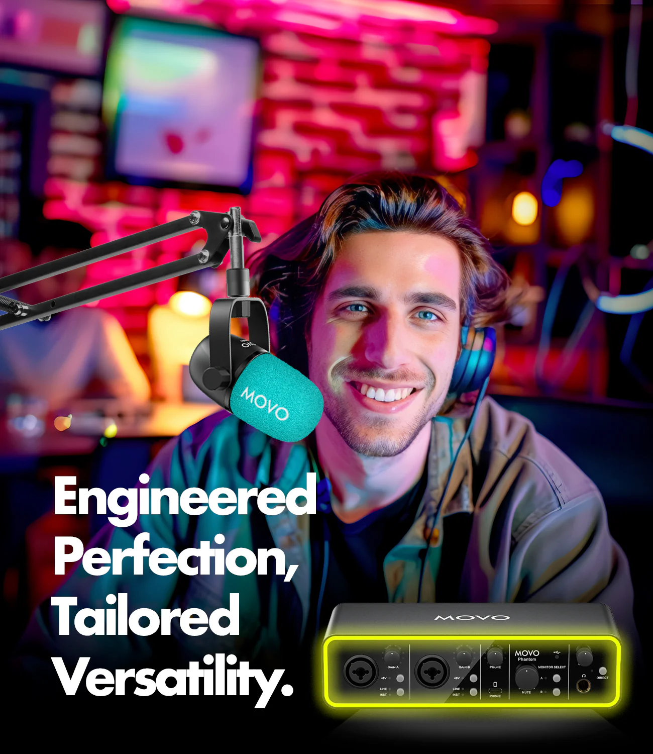 PHANTOM+CastMic | Audio Recording Bundle | Movo - Image 12
