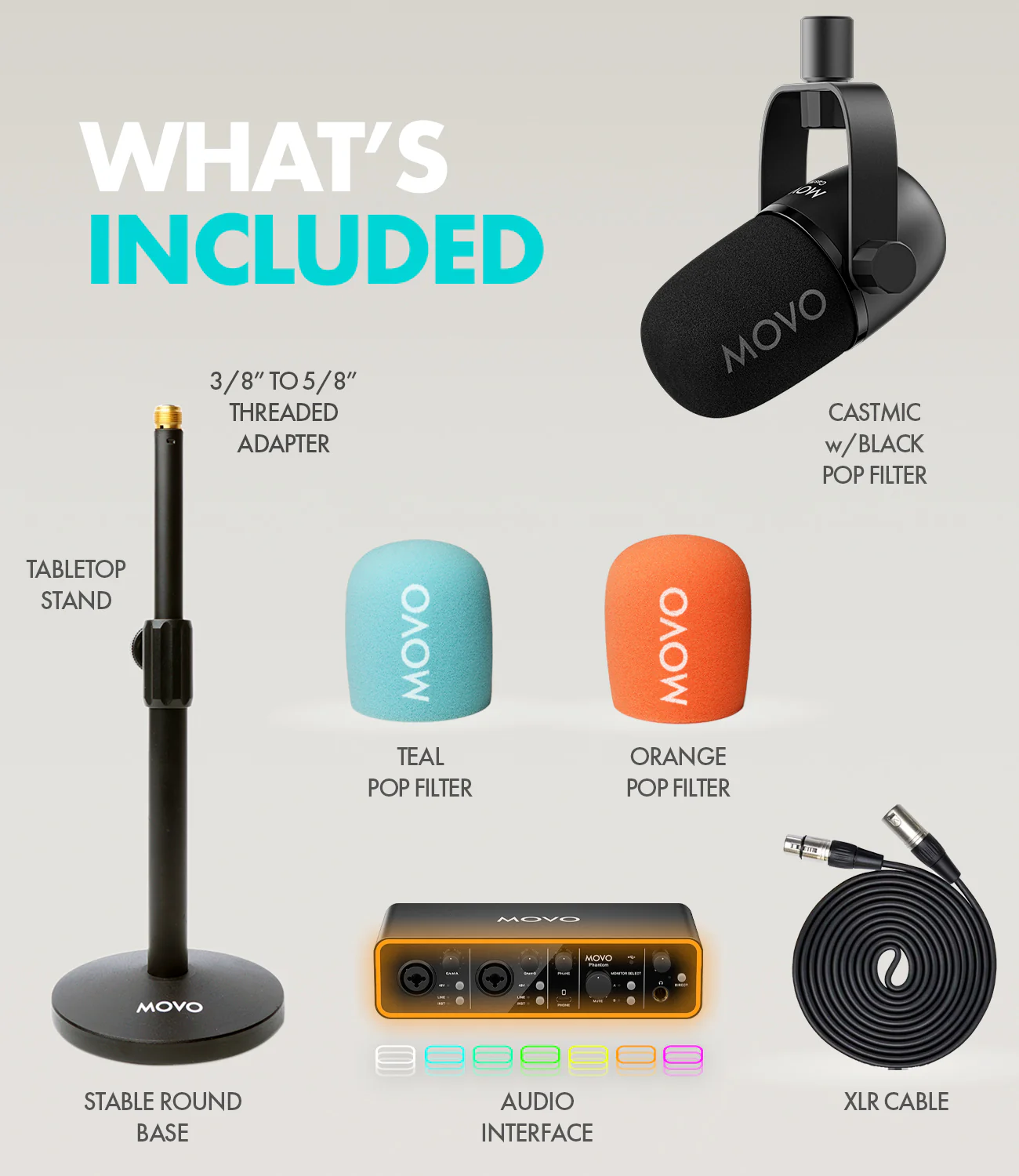 PHANTOM+CastMic | Audio Recording Bundle | Movo - Image 32