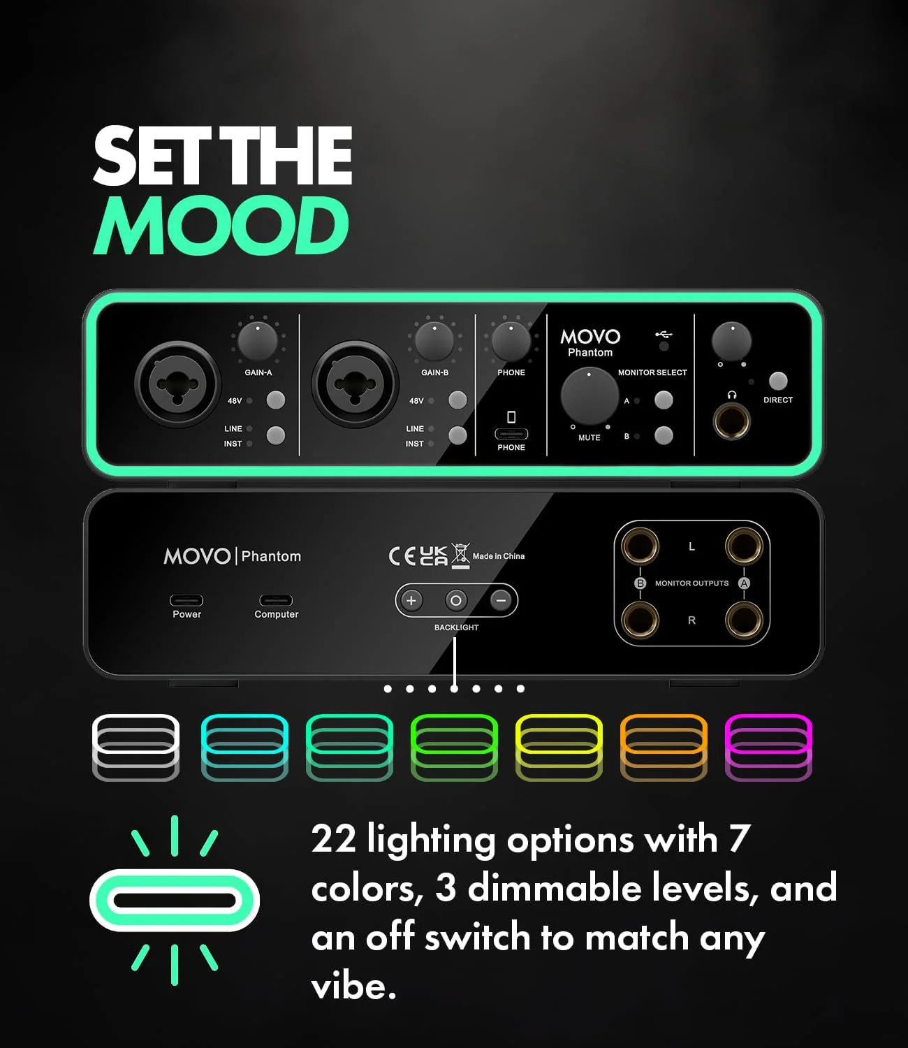 PHANTOM | Dual-Channel USB Audio Interface | Movo - Image 6