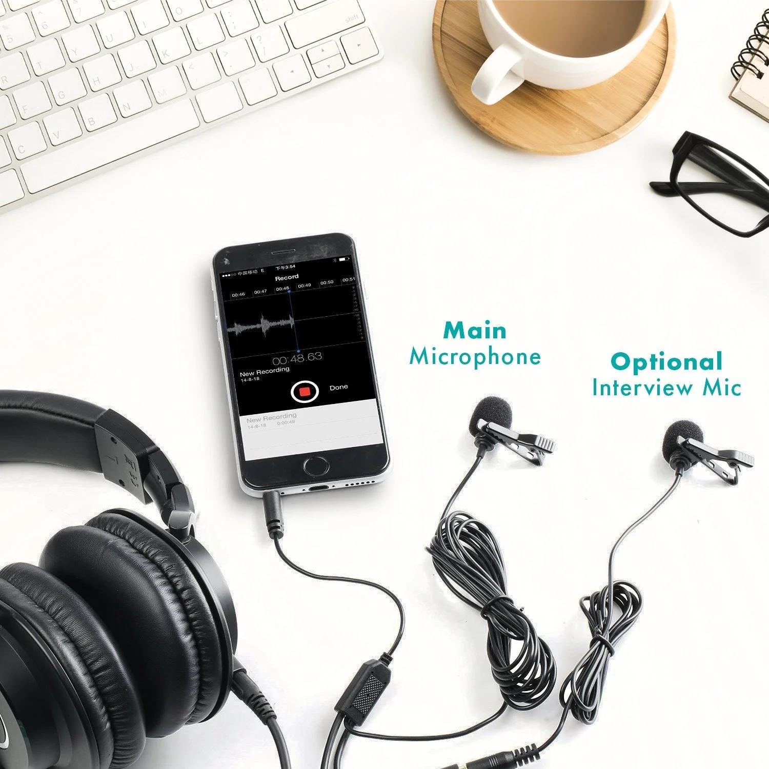 PM20-S | Clip-on Lavalier Interview Microphone | Movo - Image 4
