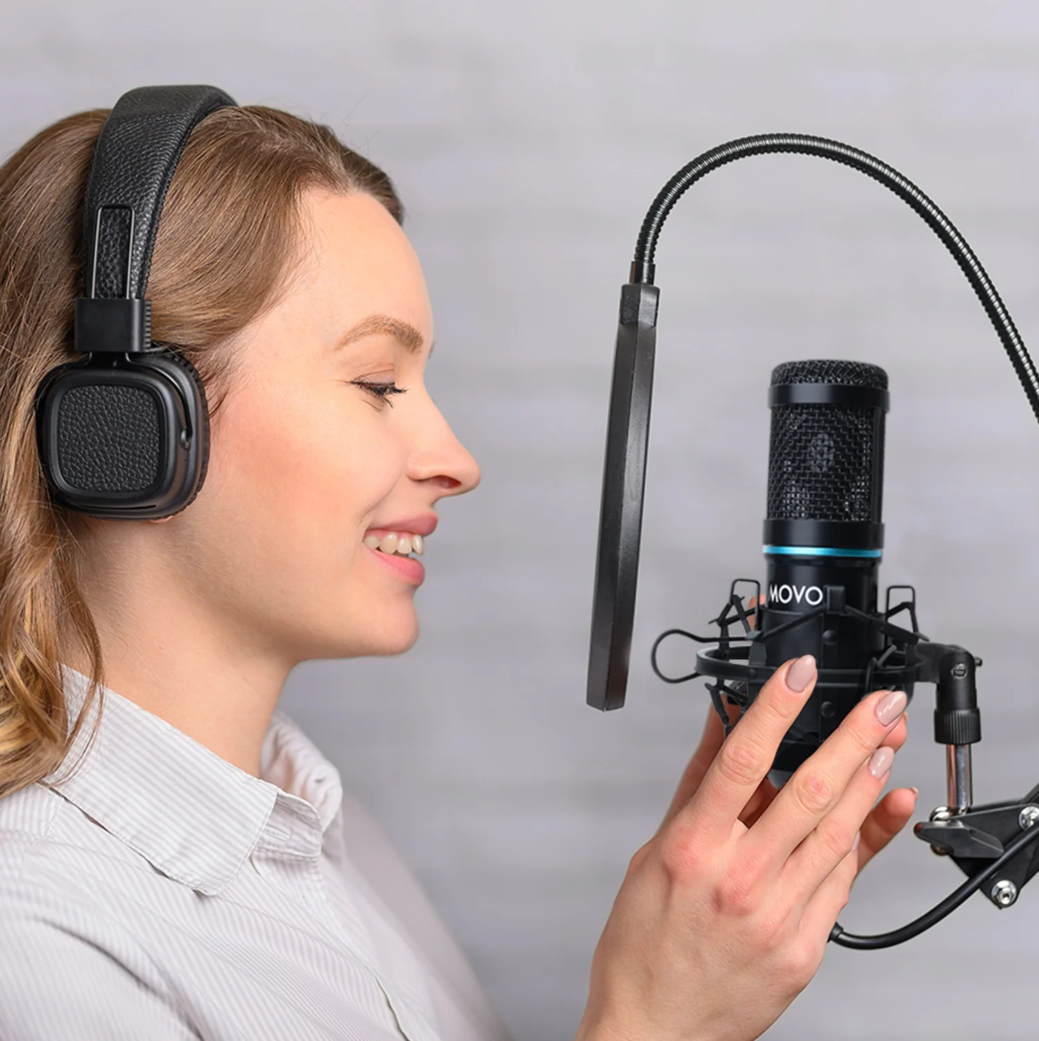 PodPak2A | Professional 2-Pack Universal Cardioid Condenser Microphone Kit | Movo - Image 7
