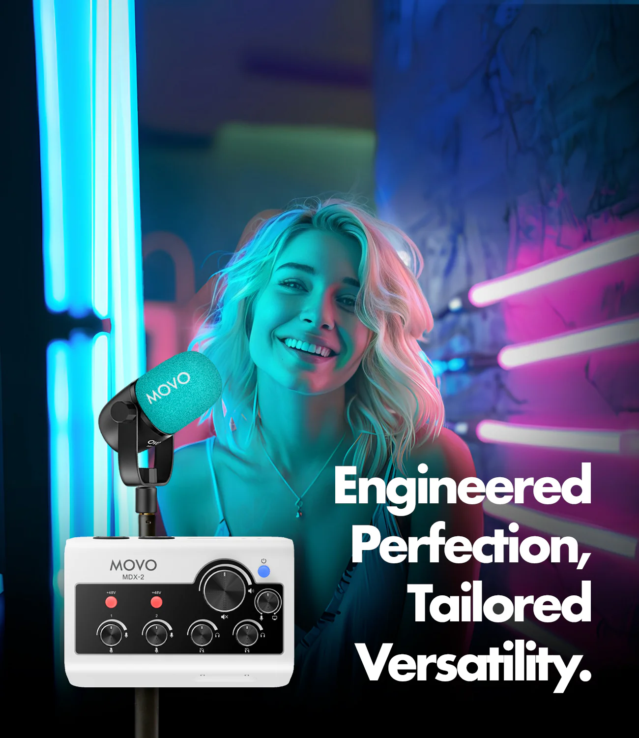 Movo Portable Podcast Equipment Bundle for iPhone/Android Phones - Image 24