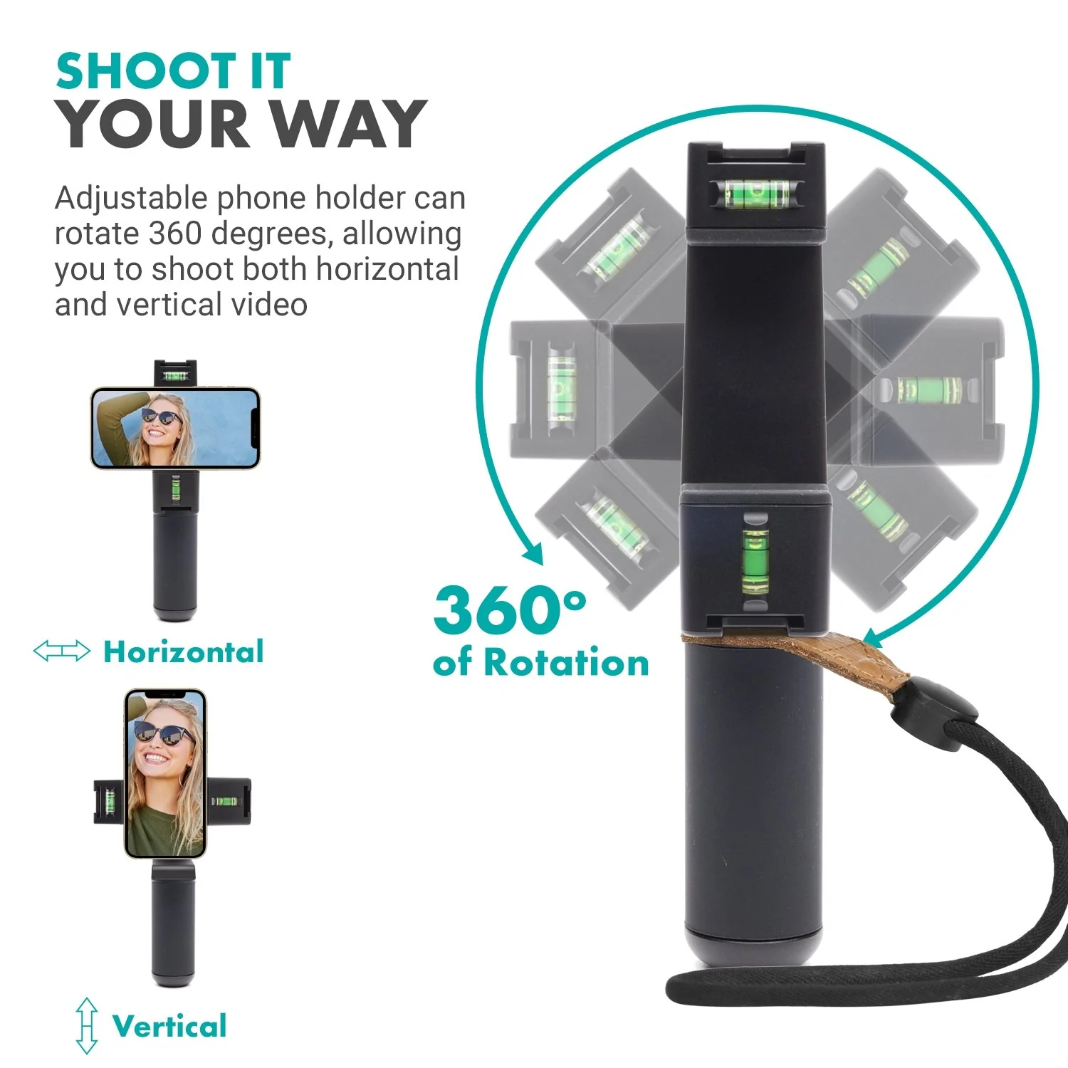 PR-3 | Rotating Smartphone Handle Rig | Movo - Image 5