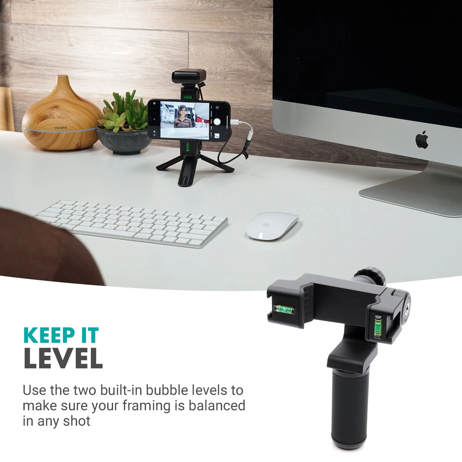 PR-3 | Rotating Smartphone Handle Rig | Movo - Image 6