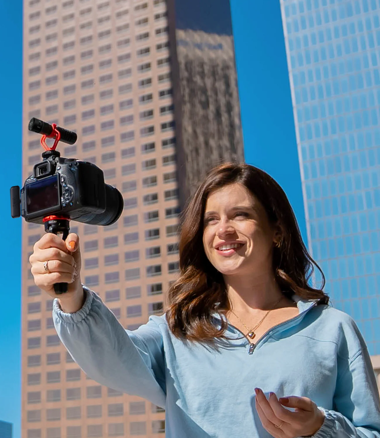 Shotgun Mic with Wireless Adapter and Tripod | Movo - Image 22