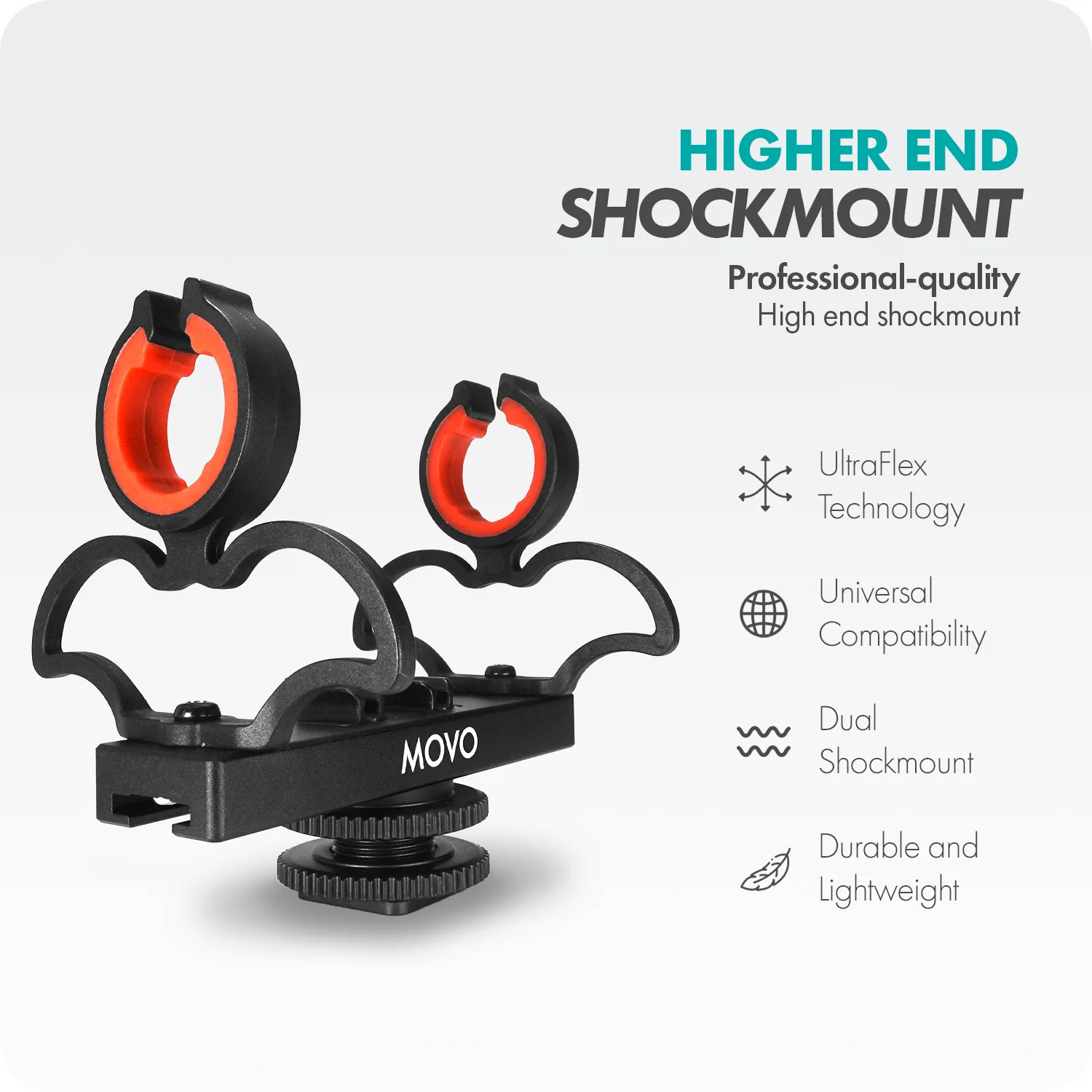 SM6 | Dual Rycote Shockmount | Movo - Image 2
