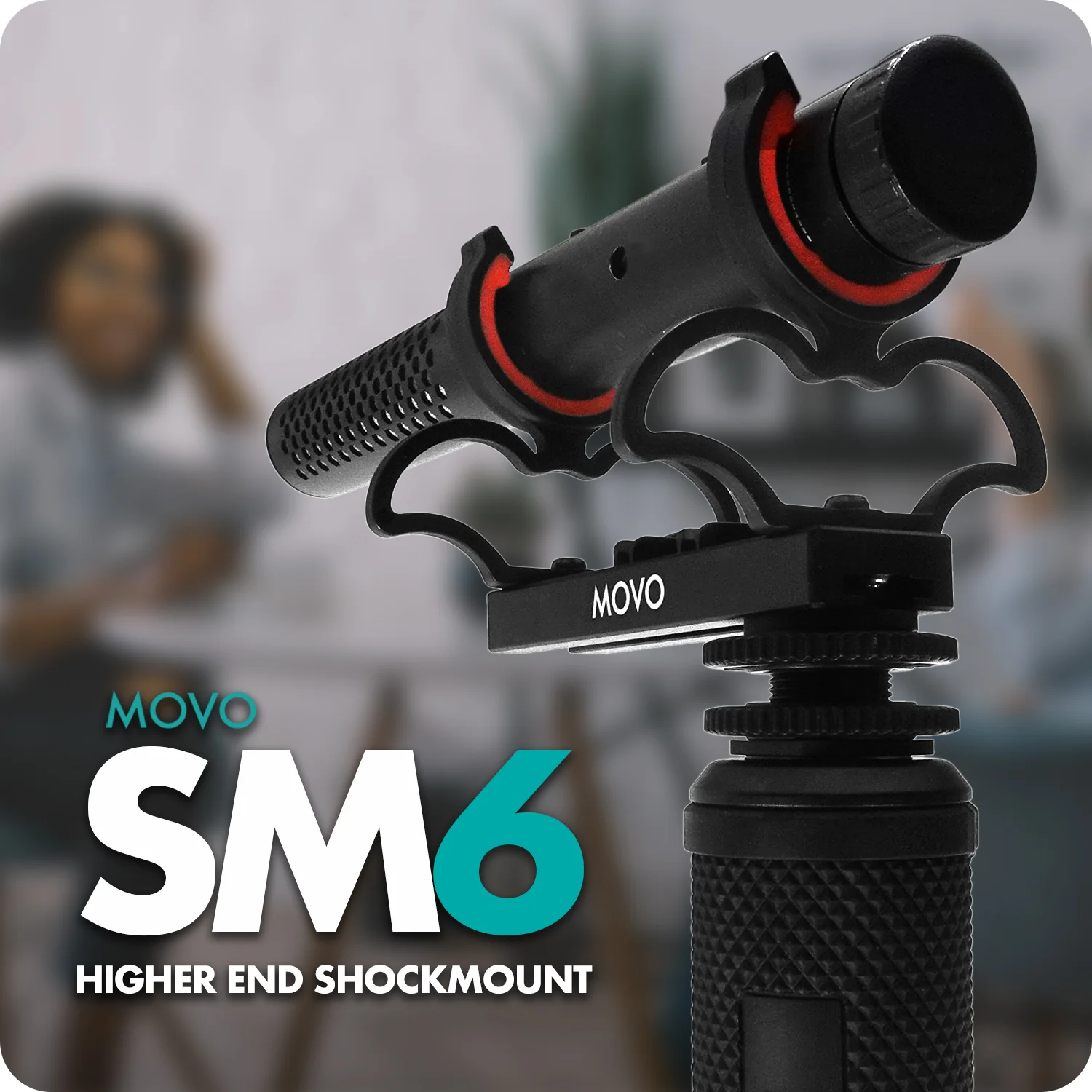 SM6 | Dual Rycote Shockmount | Movo - Image 3
