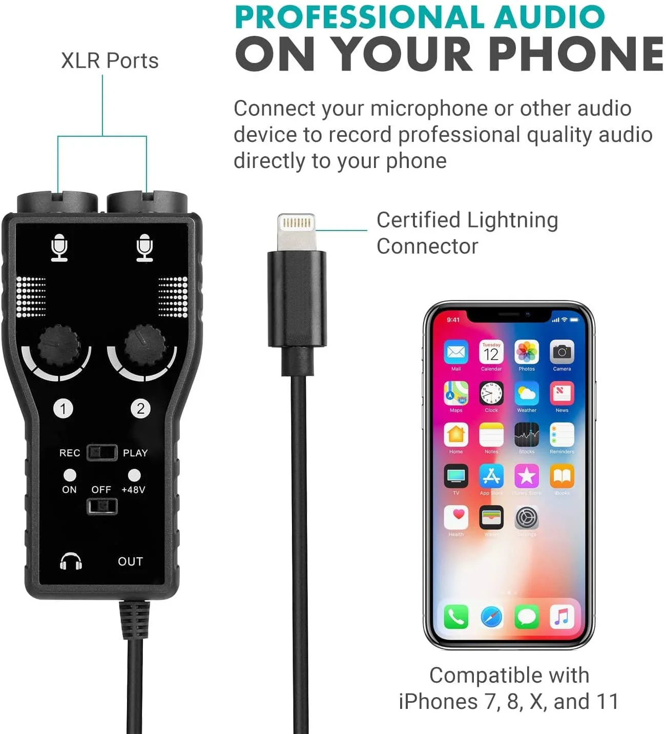 MPB-DI | Mobile Podcasting Bundle for iPhone | Movo - Image 5