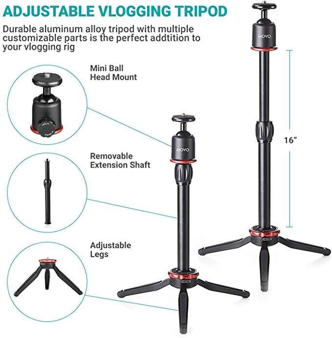 Smartphone Video Rig | MVT1+PR2PM+IMA1+UCMA1 | Movo - Image 4