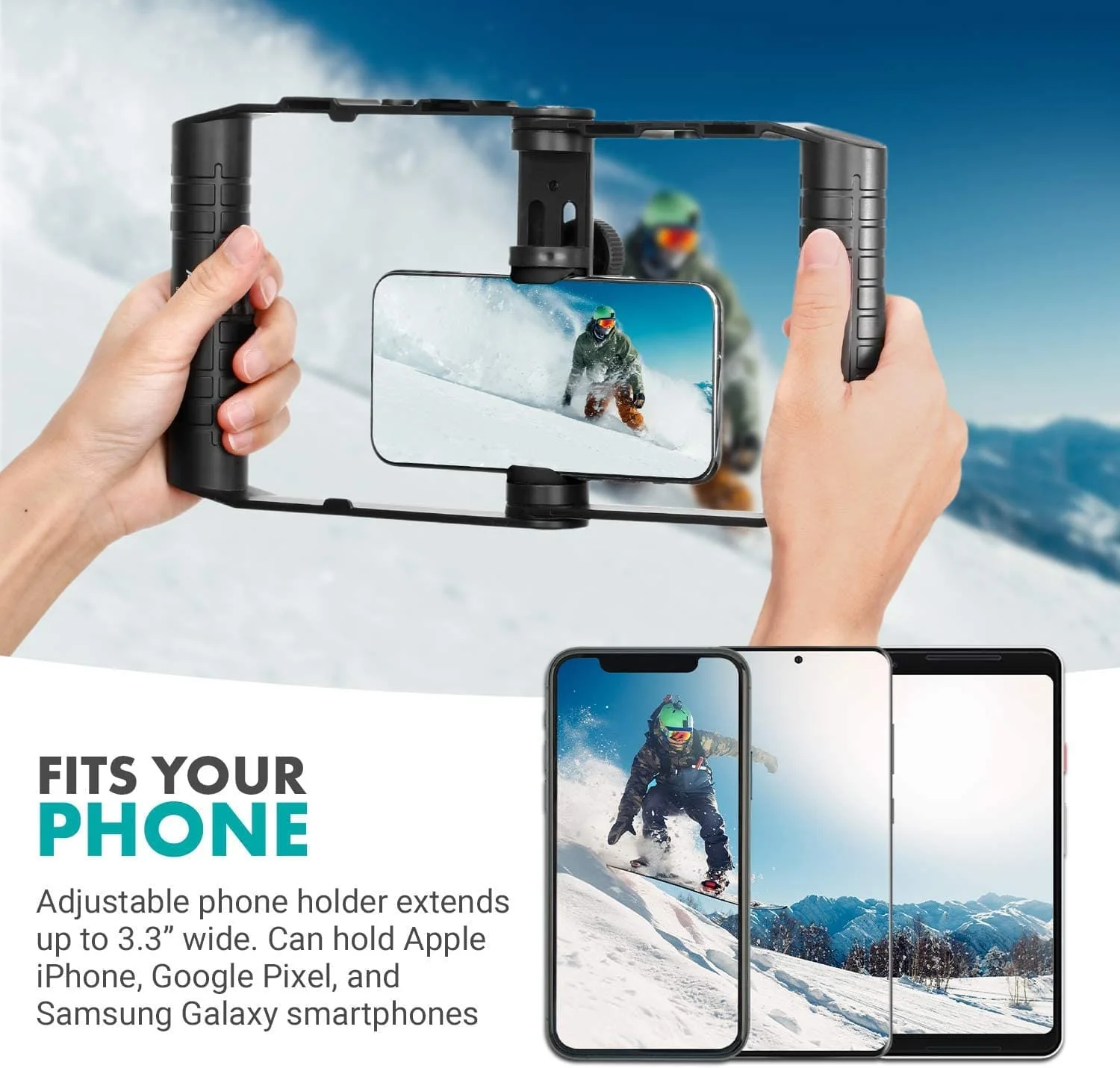 SPR-20 | Foldable Smartphone Video Rig Cage | Movo - Image 3