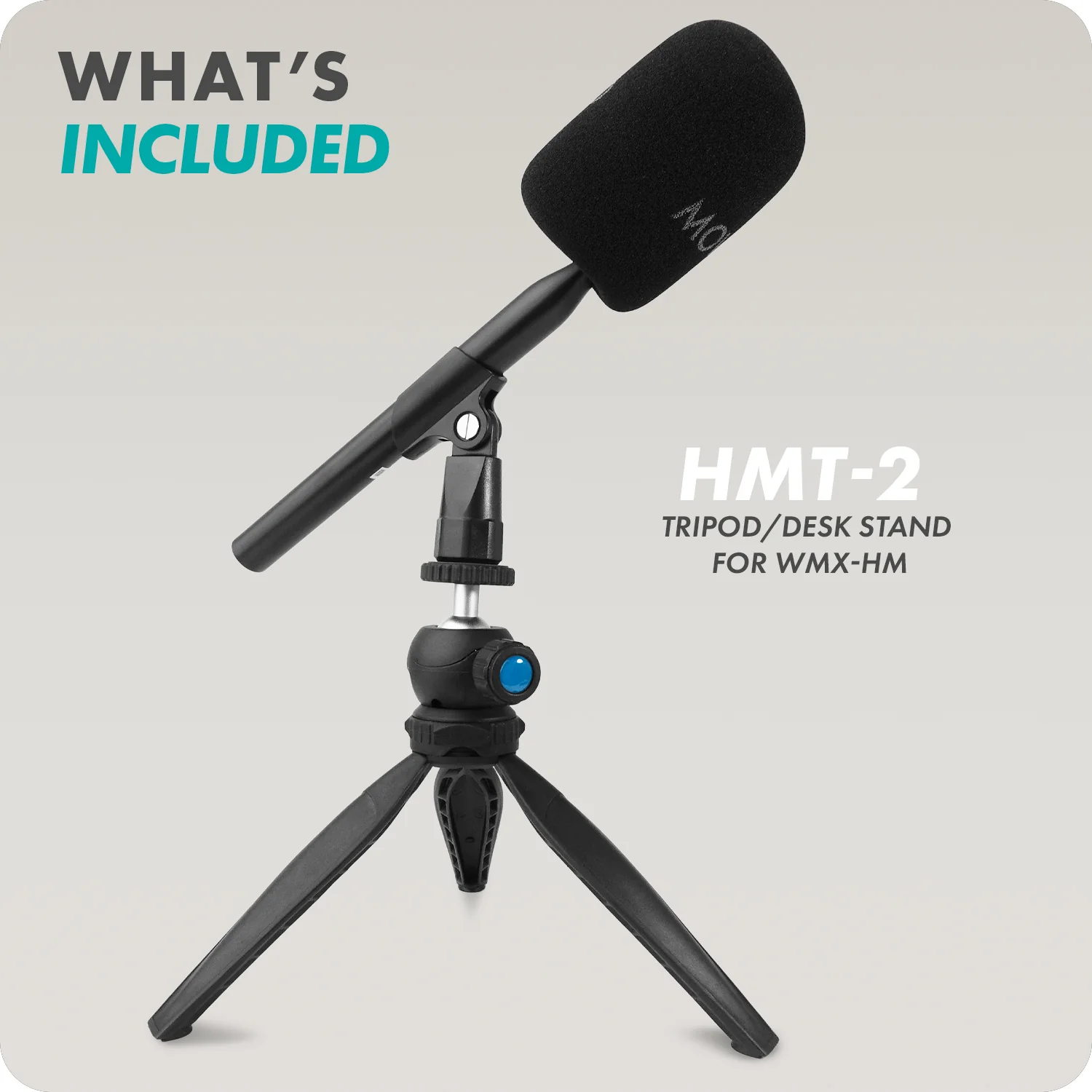HMT-2 | Desk Tripod with Mic Holder for WMX_HM | Movo - Image 7