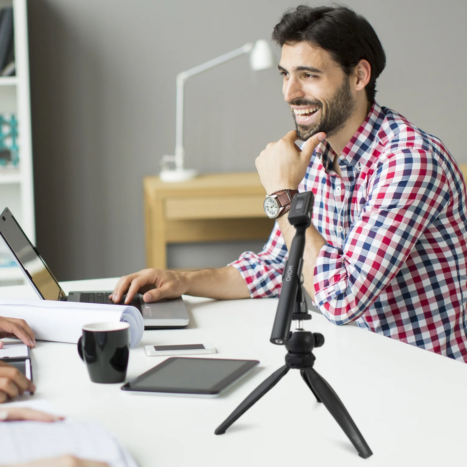 HMT-2 | Desk Tripod with Mic Holder for WMX_HM | Movo - Image 8