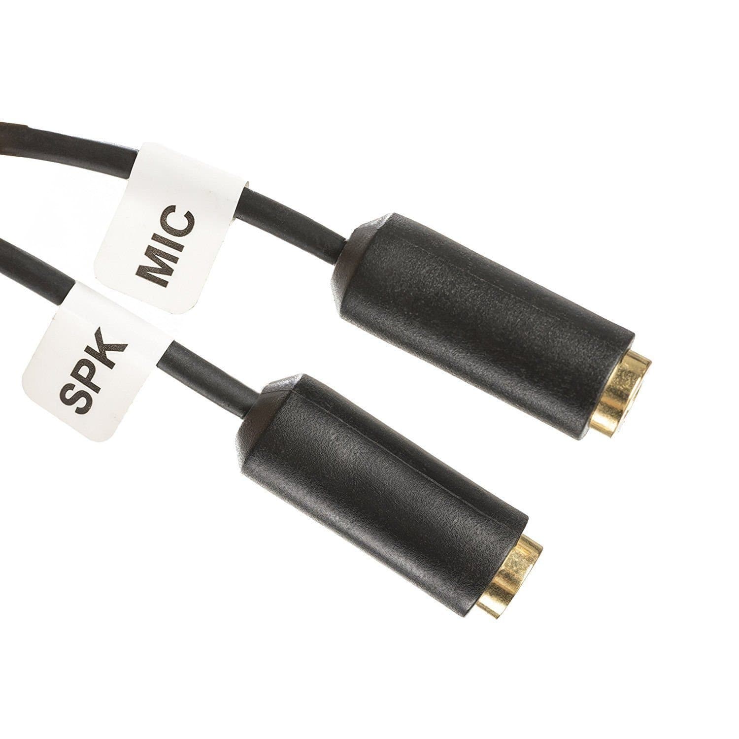TCB 1 | 3.5mm TRRS Male to Dual TRS Female Adapter | Movo - Image 4