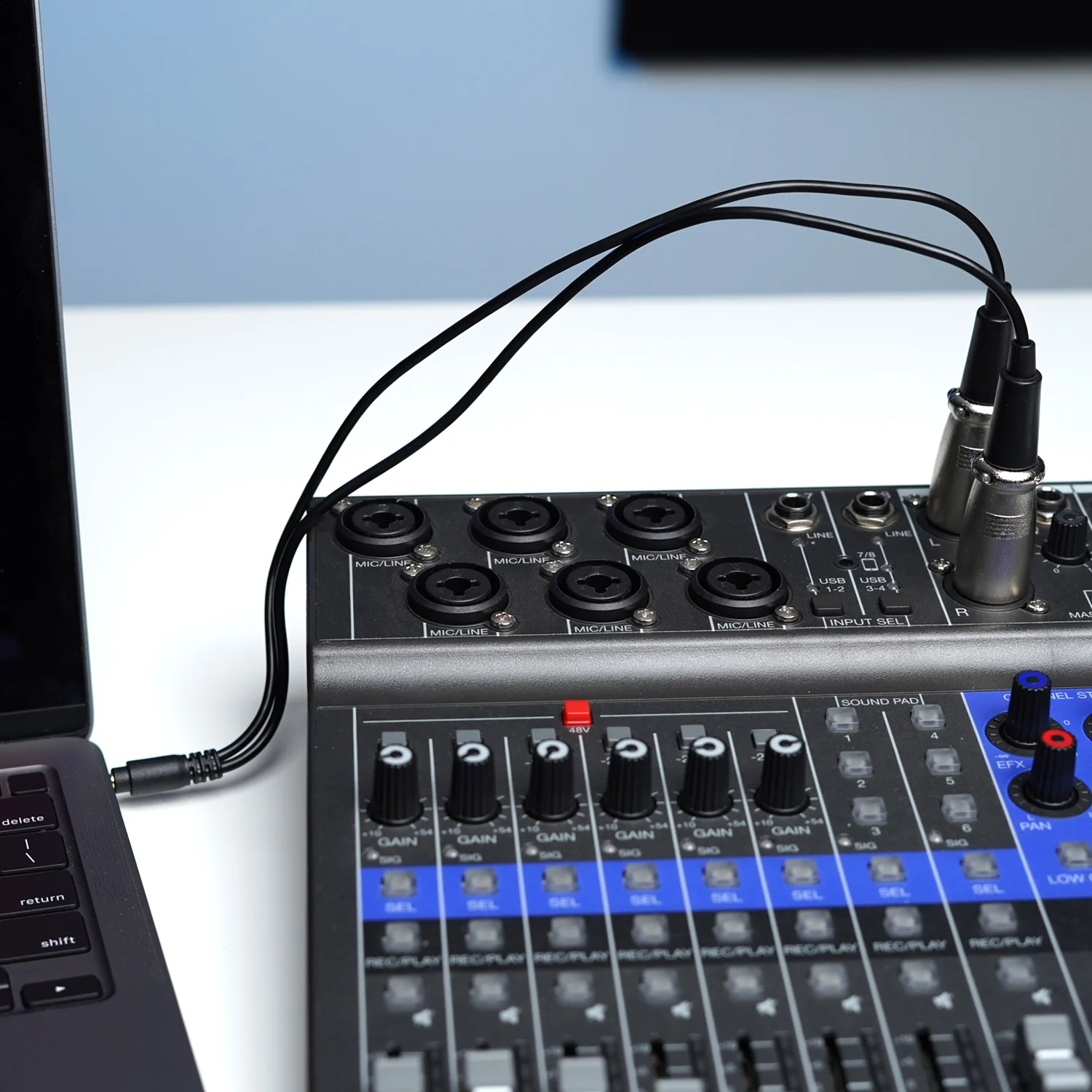 TCB7 | 3.5mm TRS Male to Dual XLR Female Audio Output Cable | Movo - Image 8