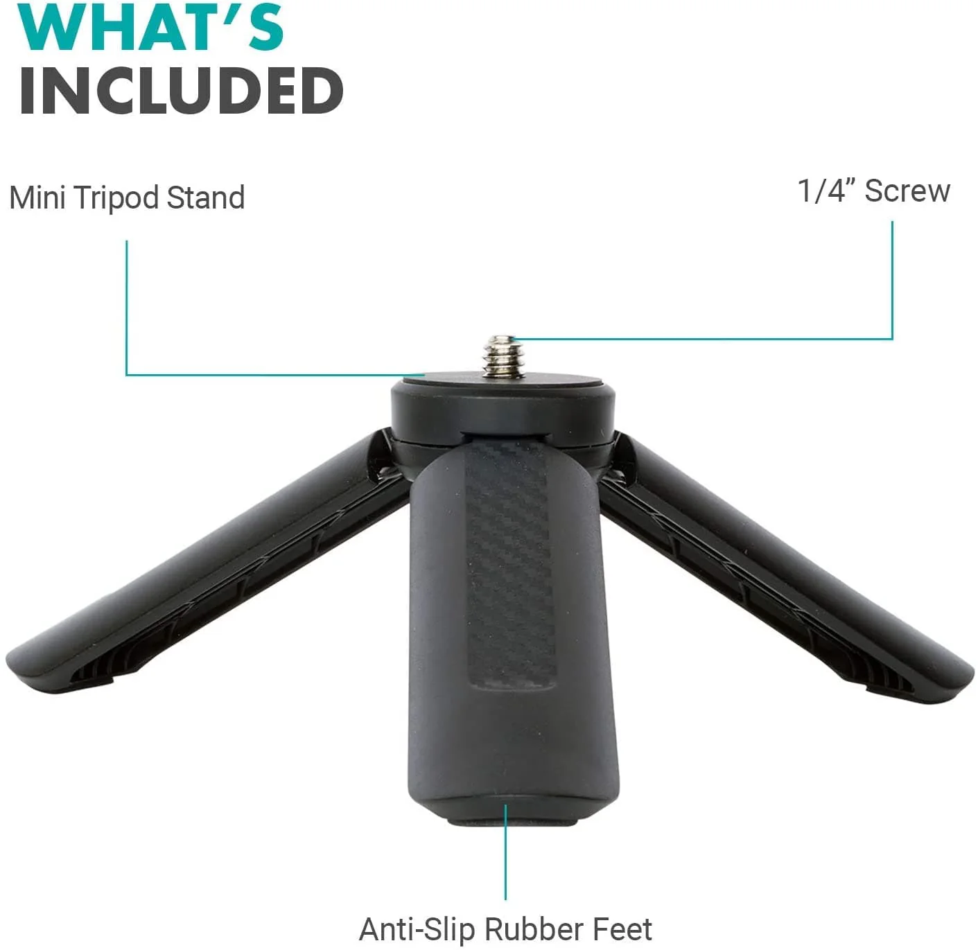 TR-1 | Compact Mini Tabletop Tripod / Hand Grip | Movo - Image 3