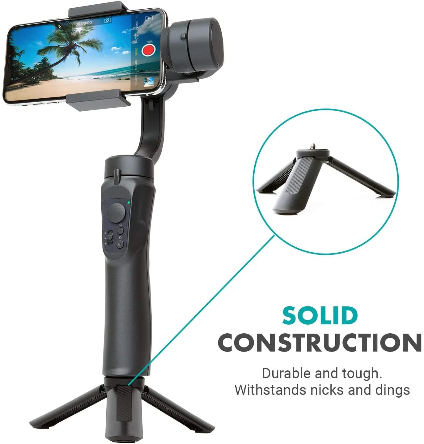 TR-1 | Compact Mini Tabletop Tripod / Hand Grip | Movo - Image 5