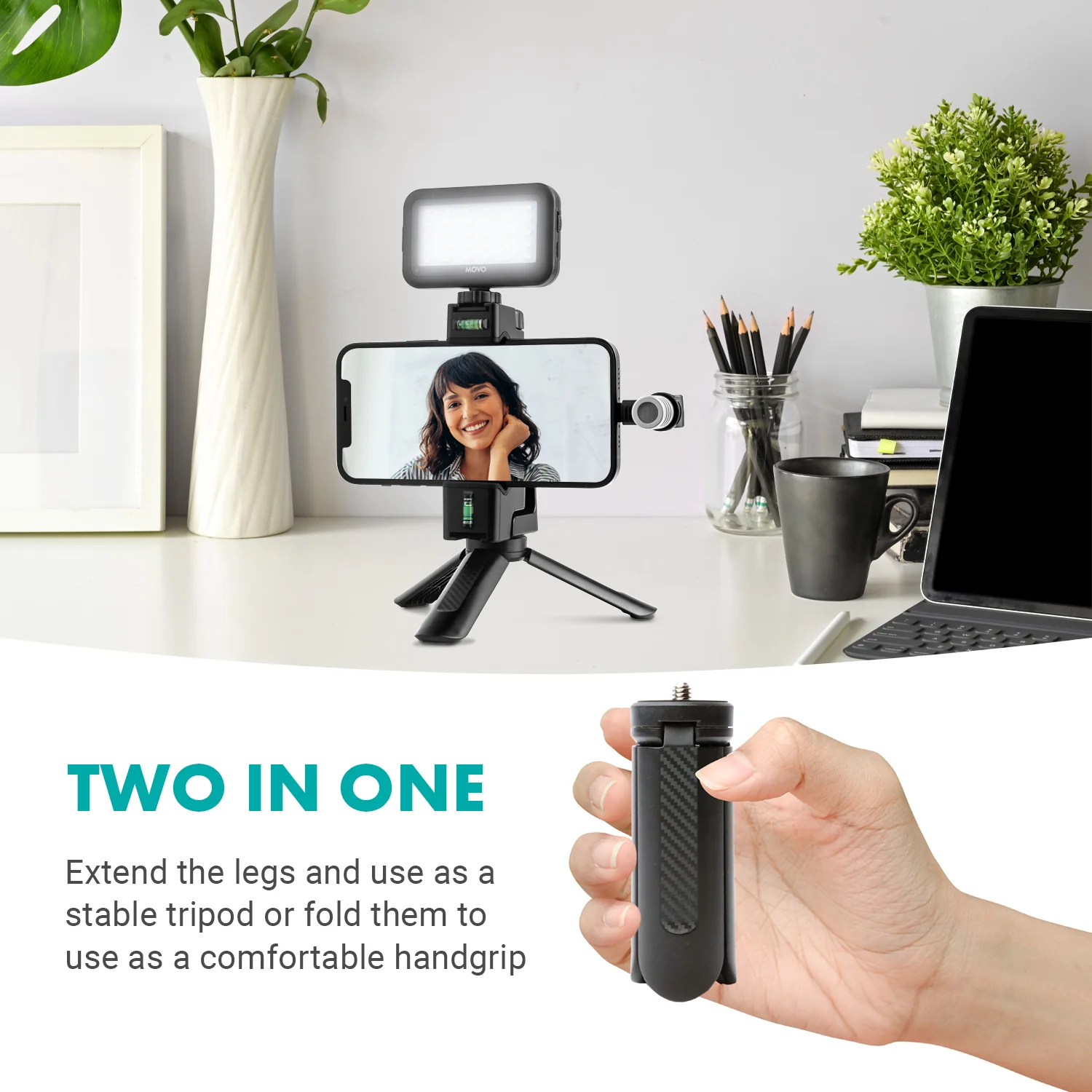 uVlogSK | Starter Vlogging Bundle for Android | Movo - Image 3