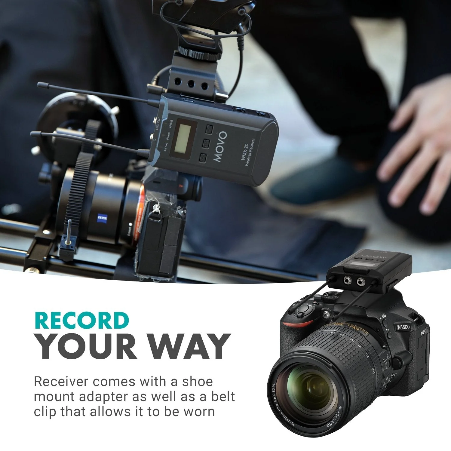 WMX20RX+TH+TH | Dual Wireless System | Movo - Image 6