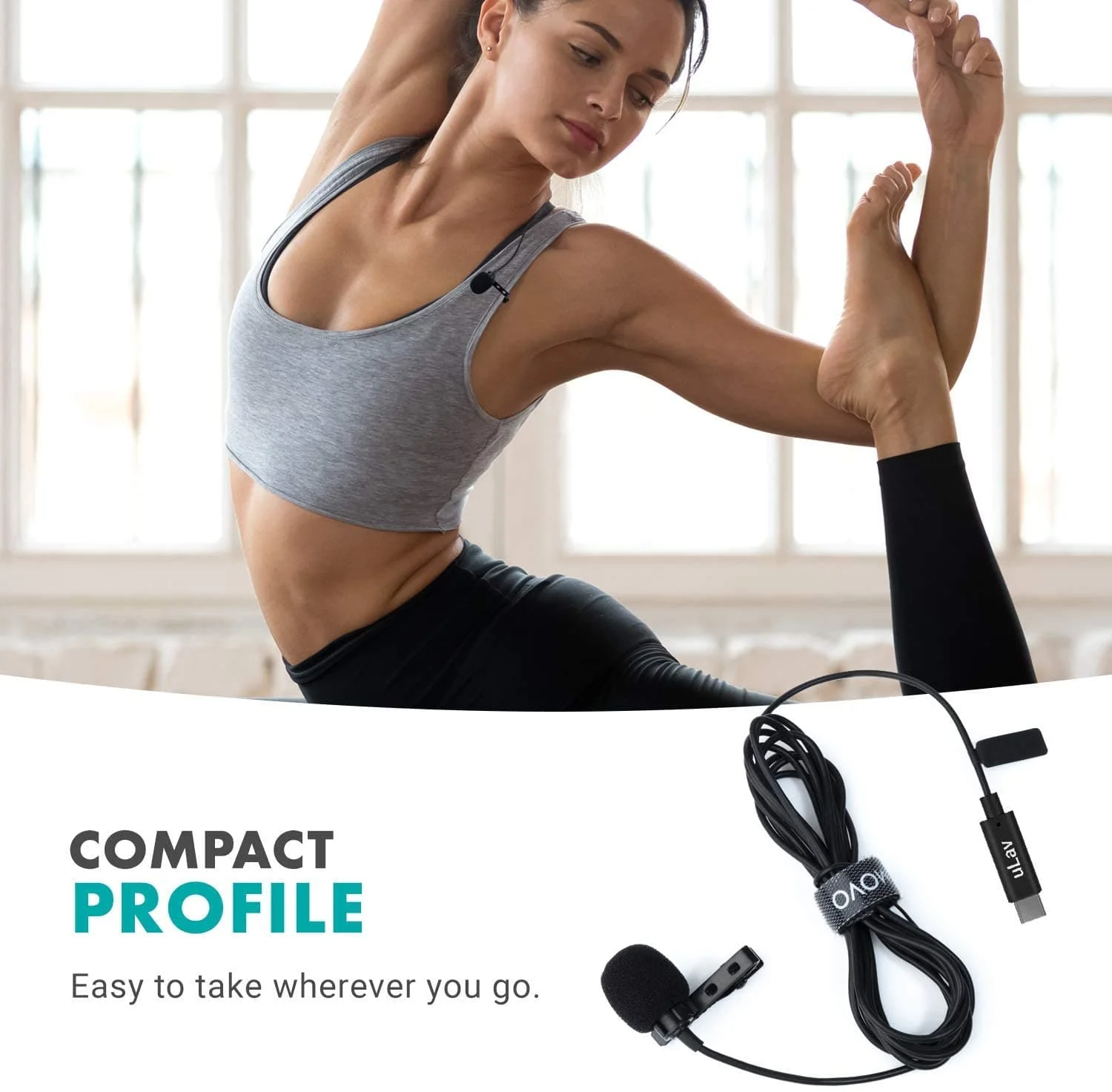 uLav | USB-C Clip-On Microphone | Movo - Image 6