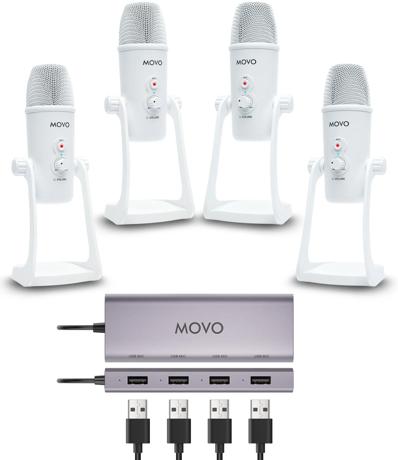 UMX-1+UM700 | USB Podcast Microphone Bundle | Movo - Image 10