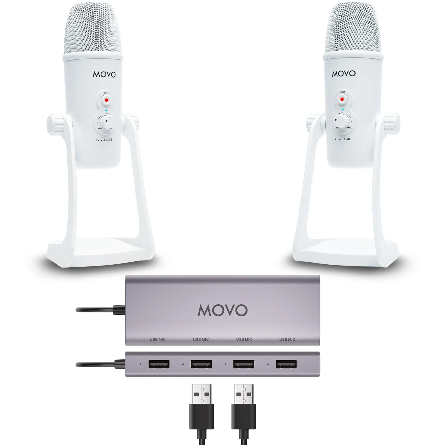 UMX-1+UM700 | USB Podcast Microphone Bundle | Movo - Image 2