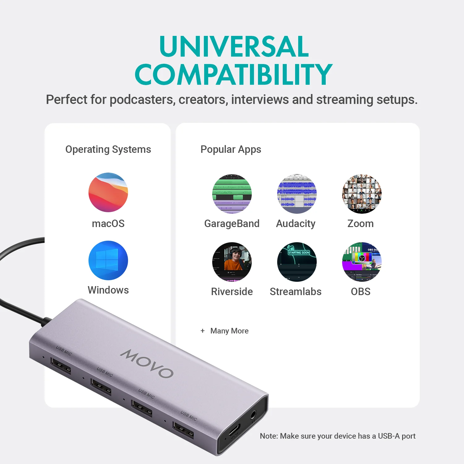 UMX-1+UM700 | USB Podcast Microphone Bundle | Movo - Image 9