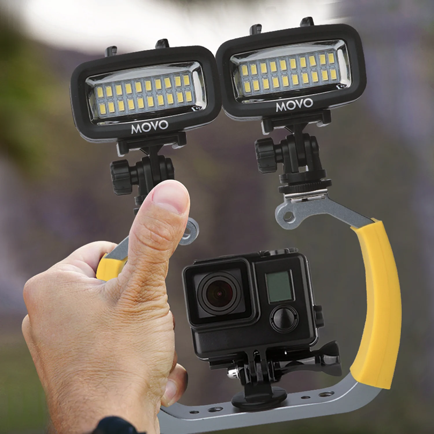 DiveRig3 | Waterproof GoPro Scuba Lights | Movo - Image 9