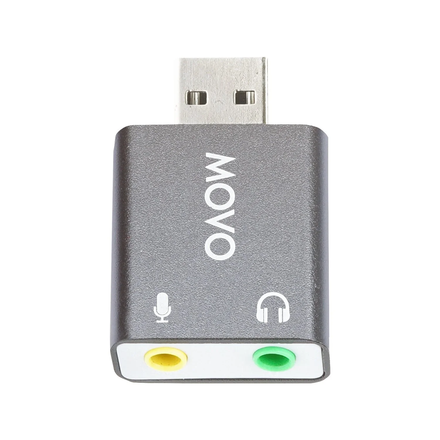 USB-AC1 | TRRS Mic to USB 2.0 Sound Card Adapter | Movo