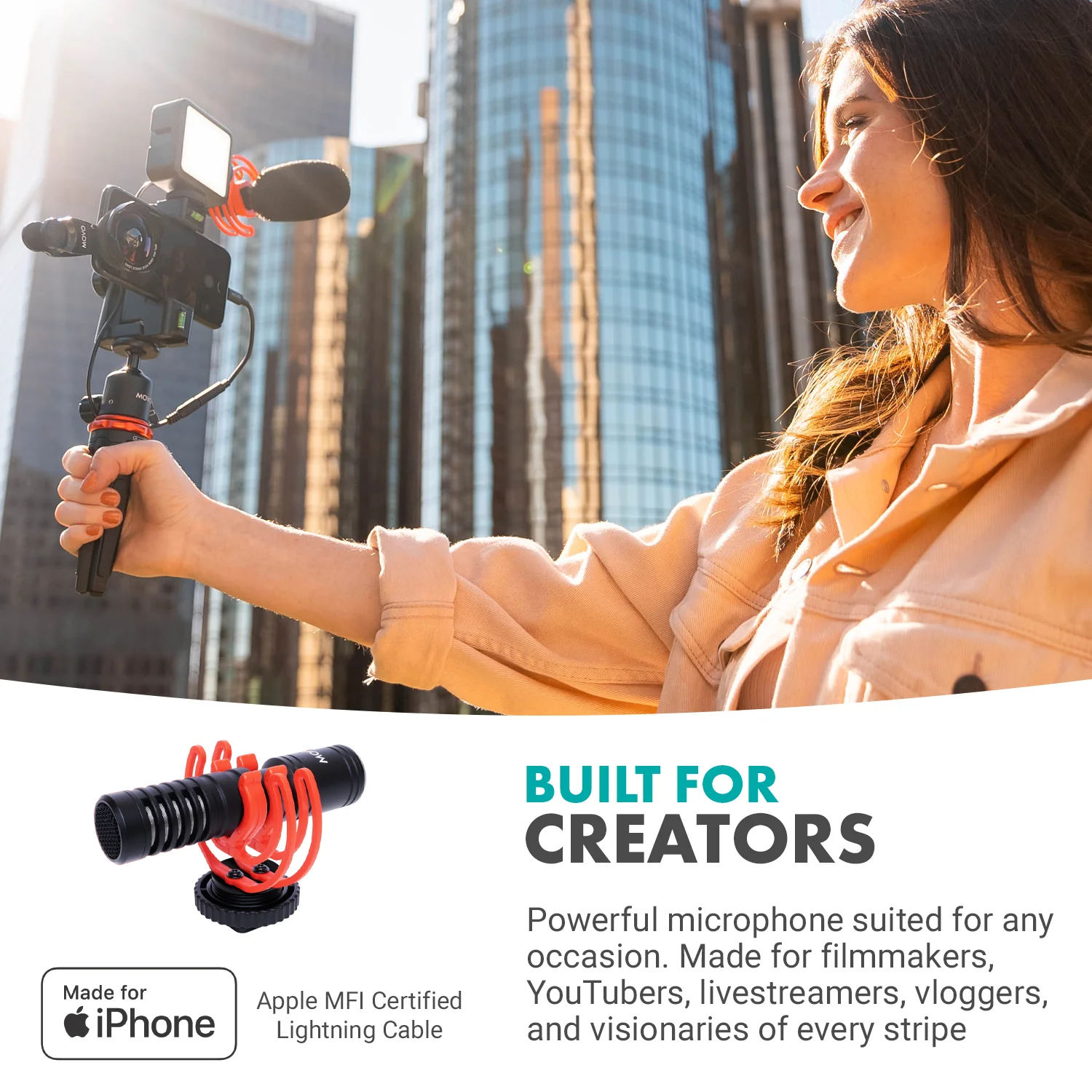VXR10-PRO | Supercardioid Shotgun Video Microphone | Movo - Image 4