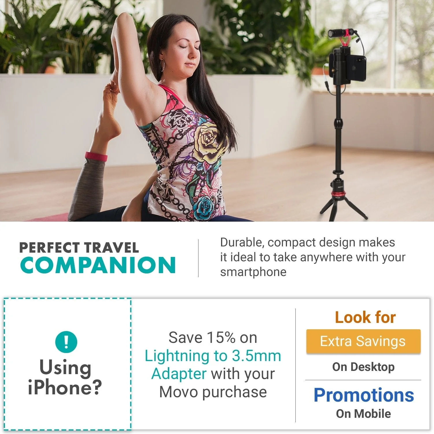 VXR10+ | Microphone Kit for Smartphones | Movo - Image 3