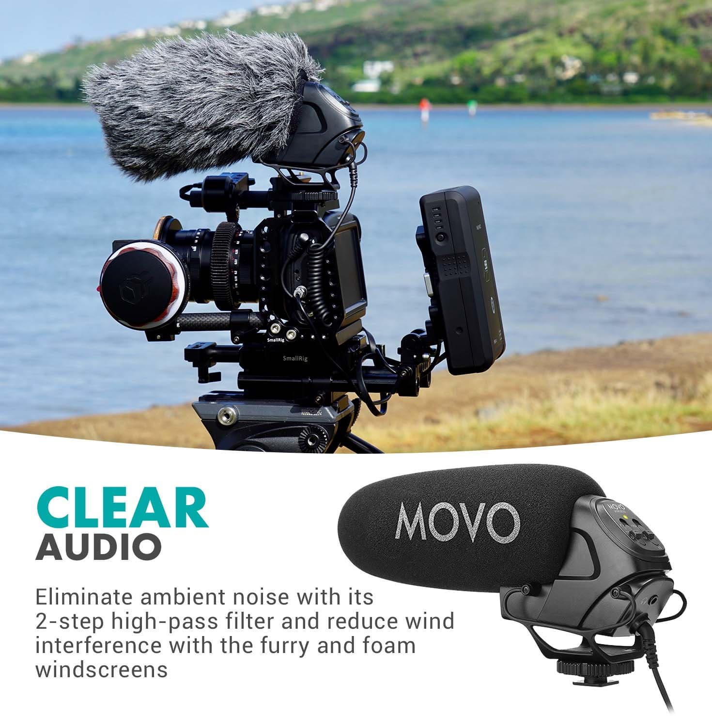 VXR3031 | Camera Mounted Supercardioid Microphone | Movo - Image 2