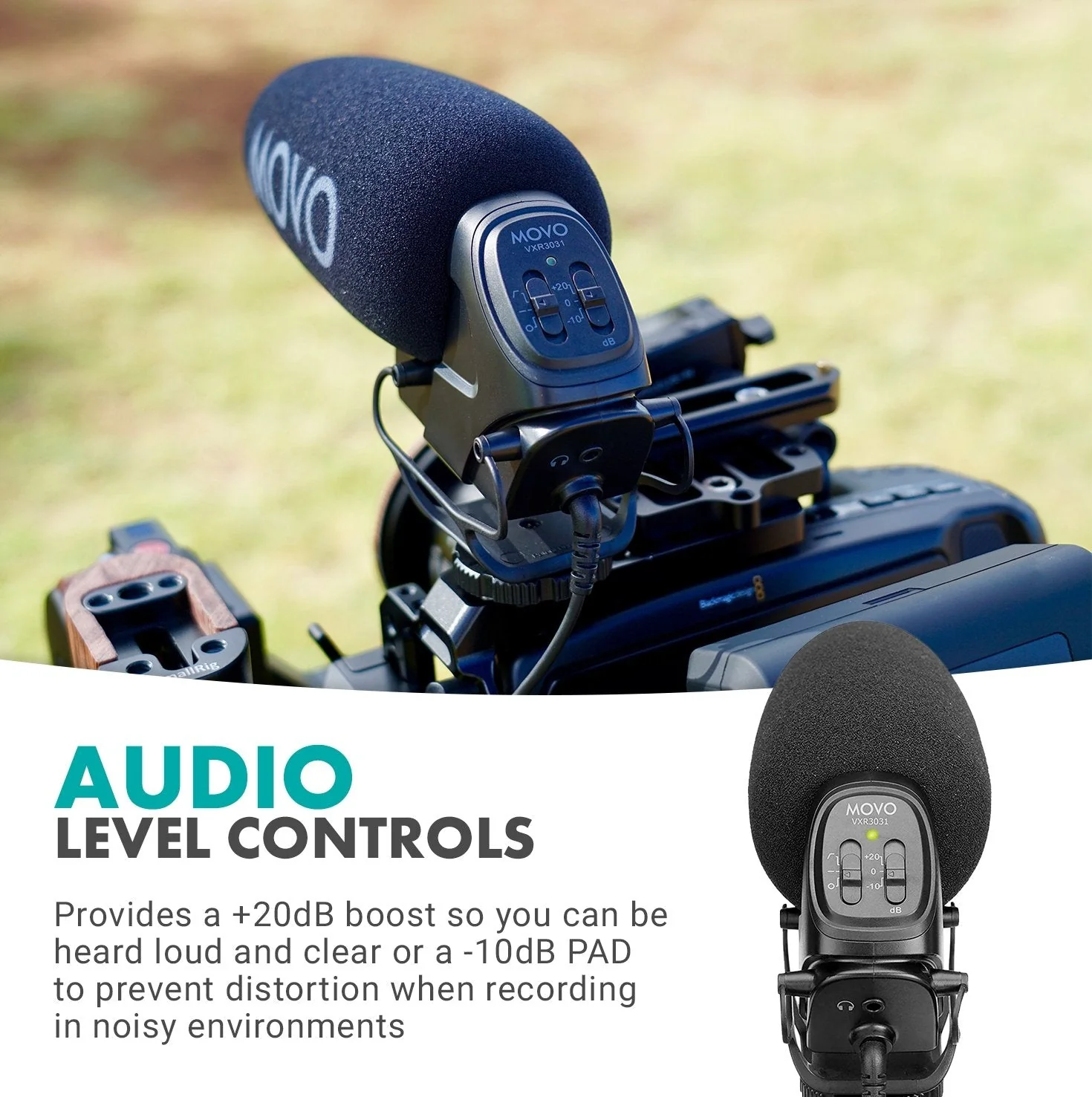 VXR3031 | Camera Mounted Supercardioid Microphone | Movo - Image 6