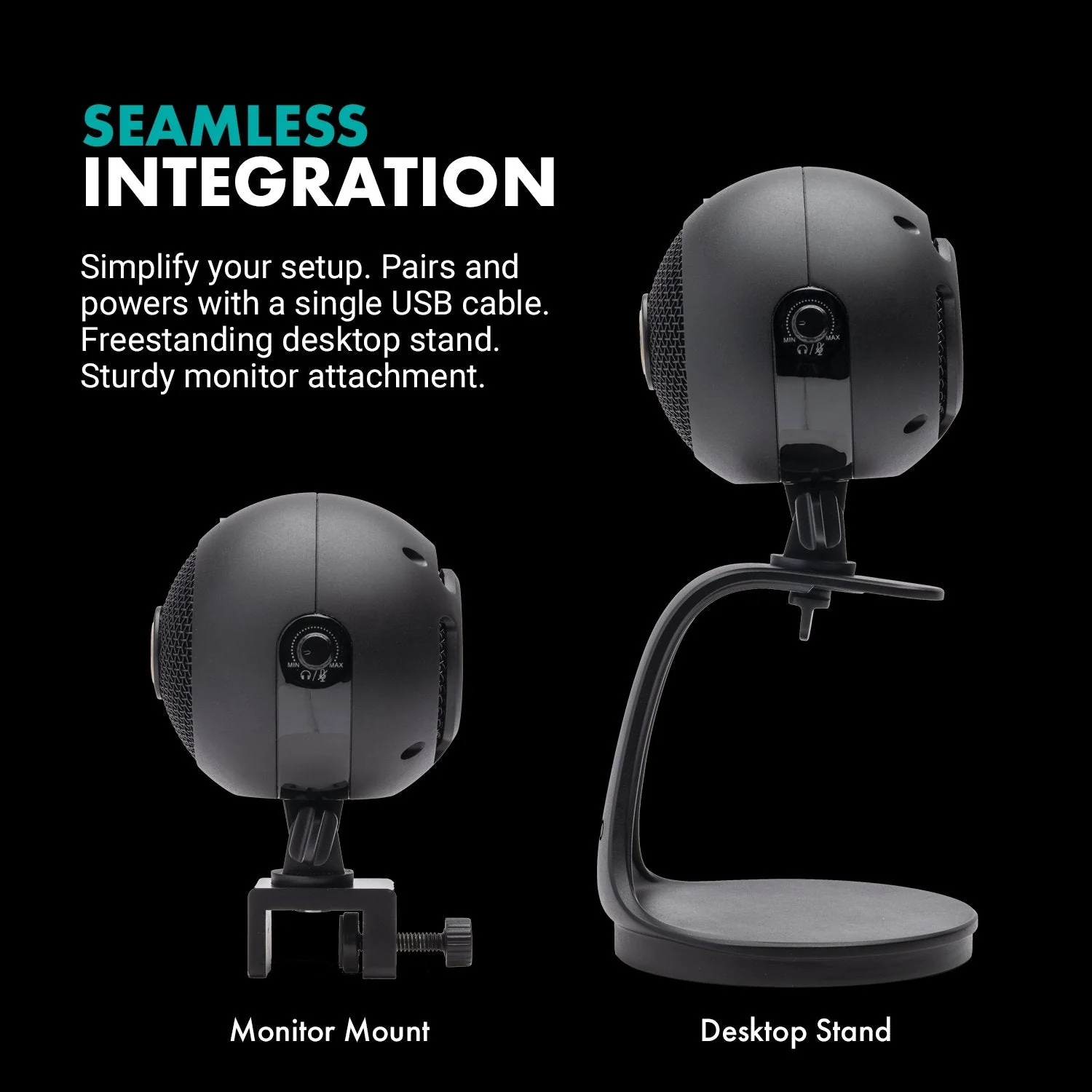 WebMic-HD | Webcam and Condenser Microphone with Desktop Stand | Movo - Image 7
