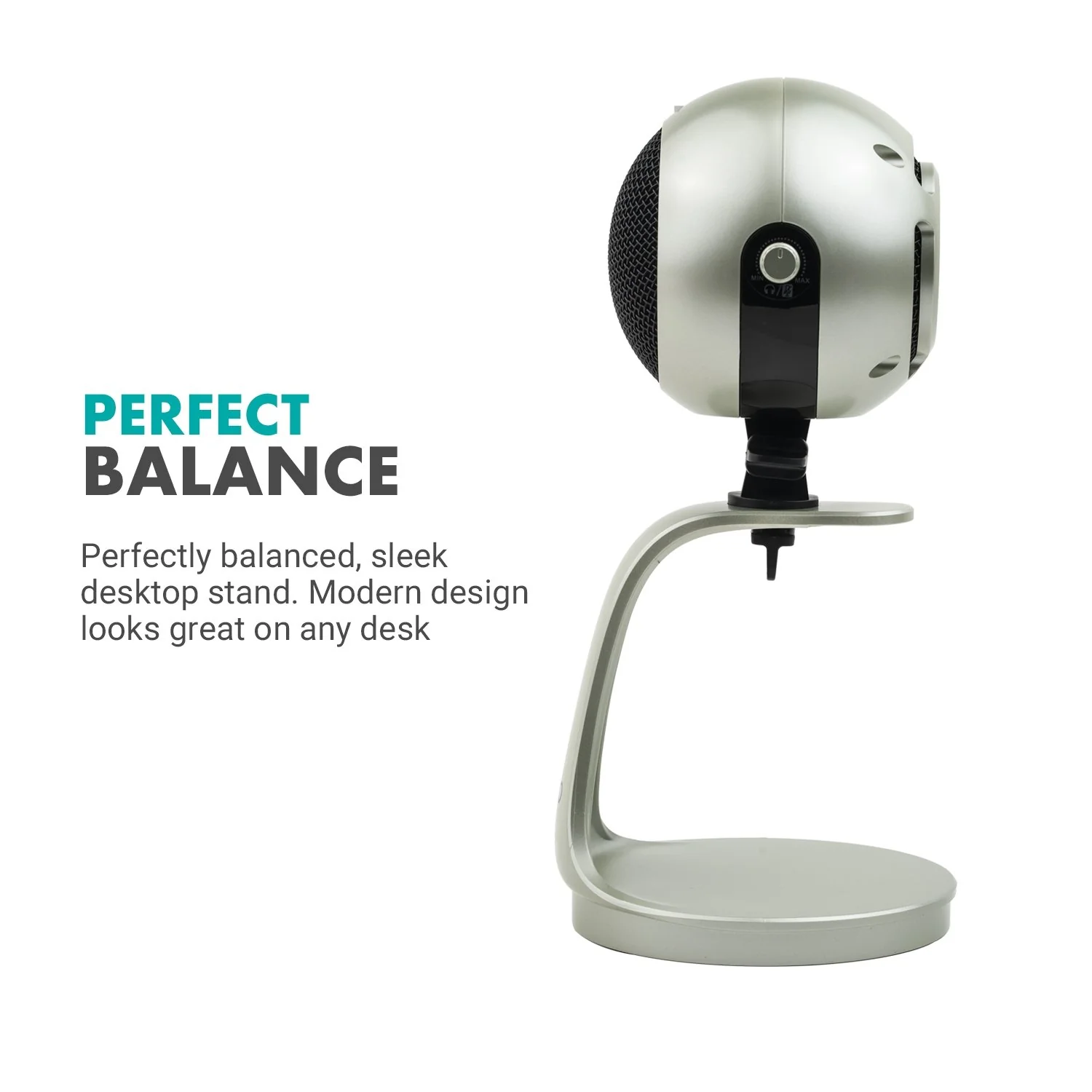 Webmic-S | USB Microphone in Silver | Movo - Image 6