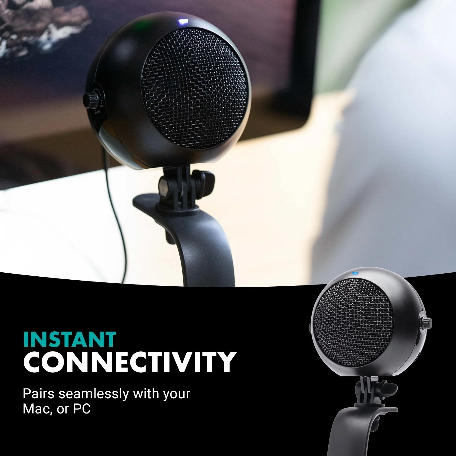 WebMic | USB Microphone with Desktop Stand | Movo - Image 6