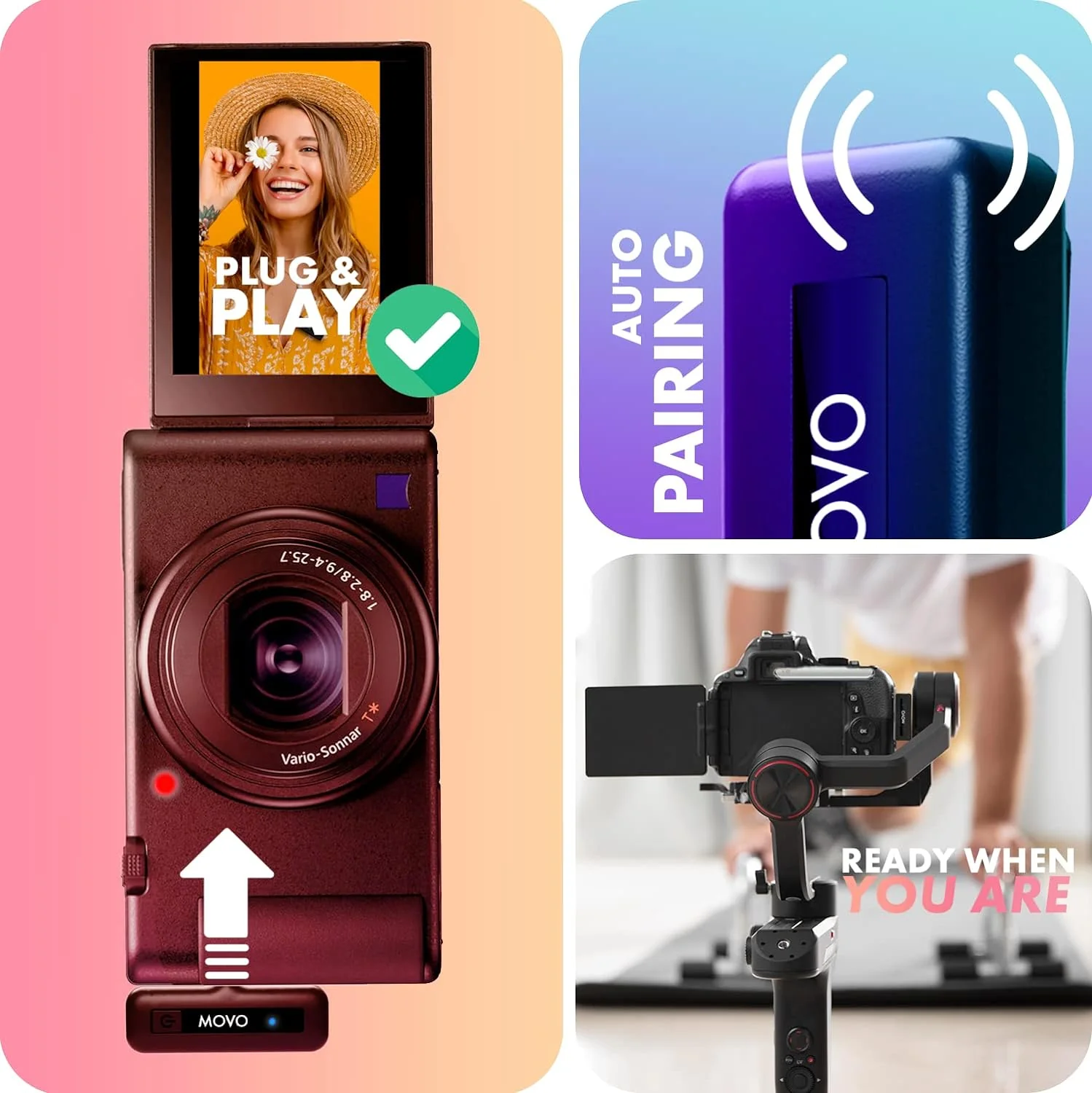 Wireless Mini | Wireless Lavalier Microphone System for Camera | Movo - Image 6
