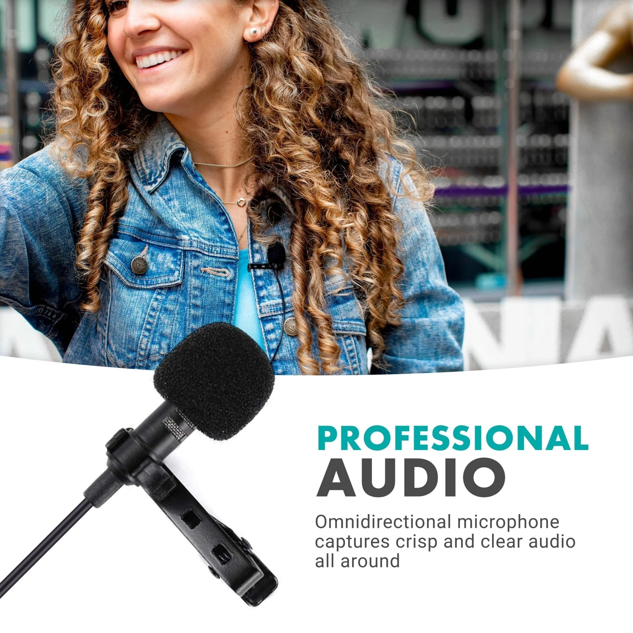 WMIC50 | 2.4GHz Wireless Microphone Lavalier System | Movo - Image 5