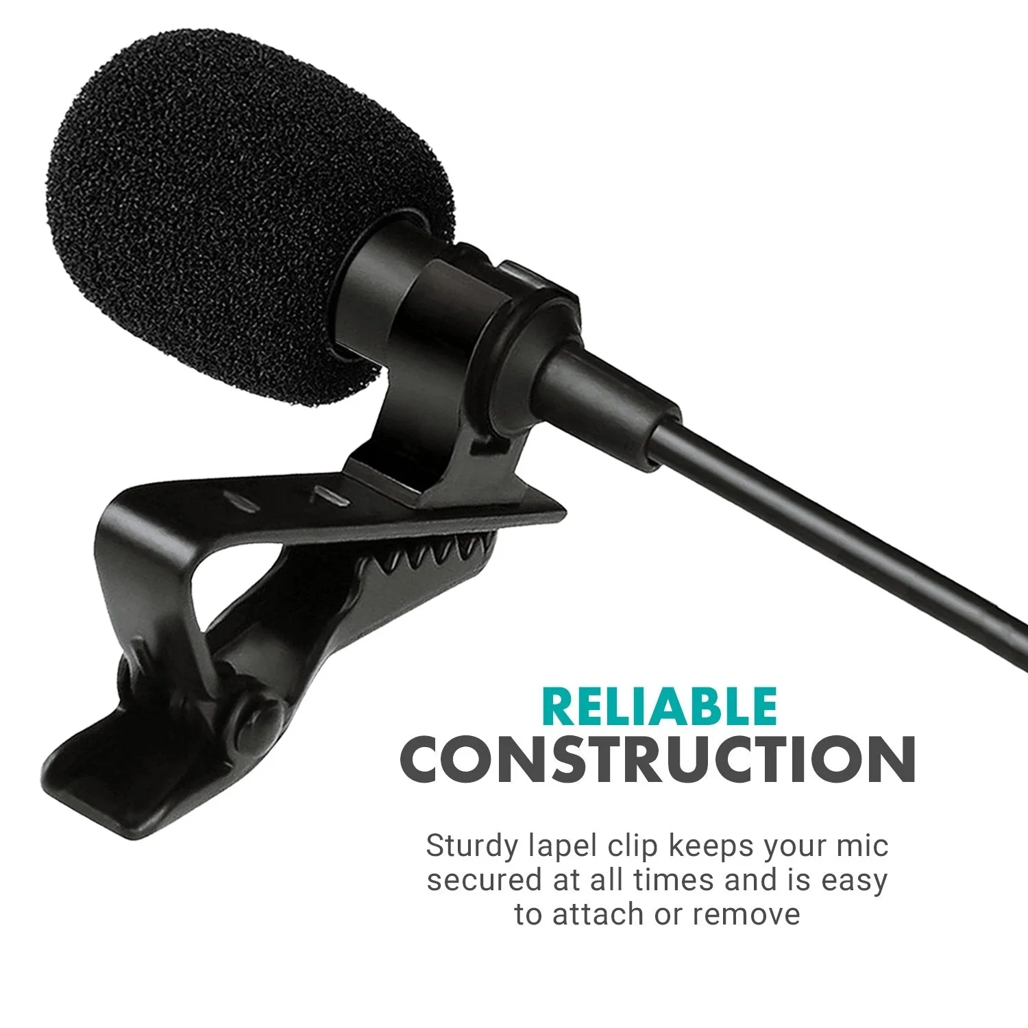 WMX-1-TX | Wireless Transmitter W/ Lav Microphone | Movo - Image 7