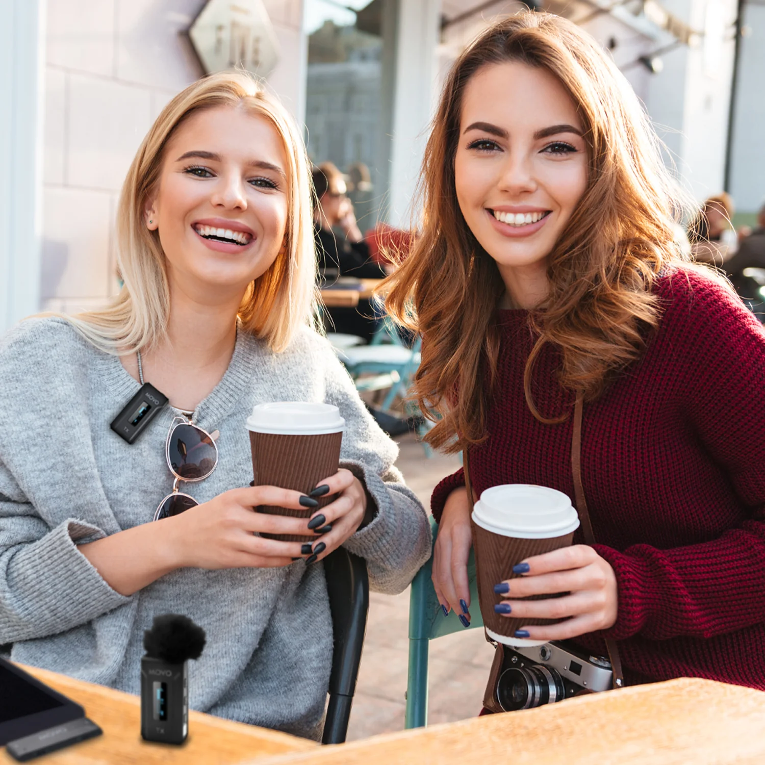 WMX-2-L-DUO | iPhone Wireless Lav Mic System | Movo - Image 11